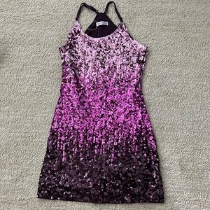 Taylor swift Eras sparkle dress in Purple
